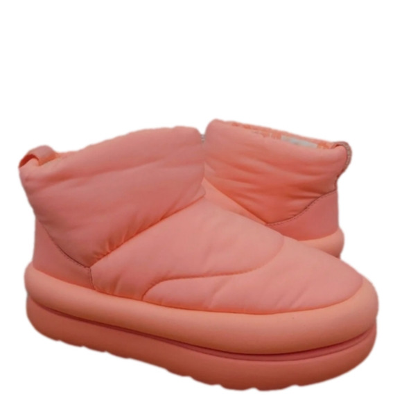 UGG SWEETHEART CLASSIC MAXI MINI WINTER ANKLE BOOTS Pink WOMEN US 9 NEW - Picture 8 of 13